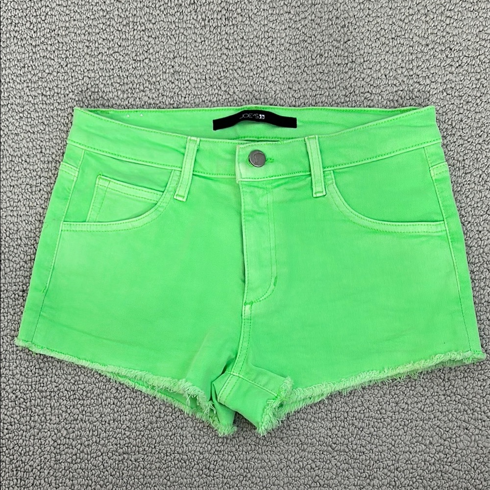 Joe’s Lime Green Denim Women's Shorts